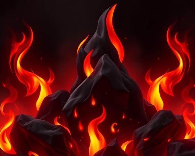 עטיפת המכונה Black Flame
